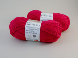 Hjertegarn Lana Cotton 212 Fb 1955 Kirschrot