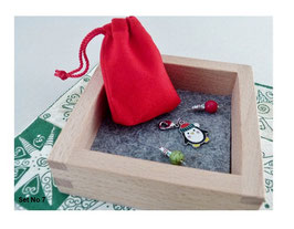 Maschenmarkierer 3er Set im Geschenksäckchen - No 7