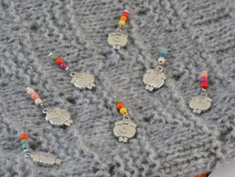 Maschenmarkierer "Buntes Schaf No 2"