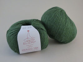Laines du Nord Merino Yak Fb 36 Dunkles Grün