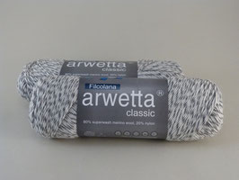 Filcolana Arwetta Classic Fb 990 Ragsock (mouliné)/grau-weiß