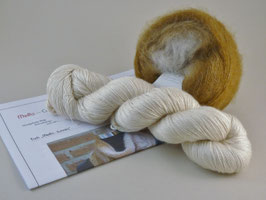 Materialpaket Tuch MeRo Lunata - Naturton
