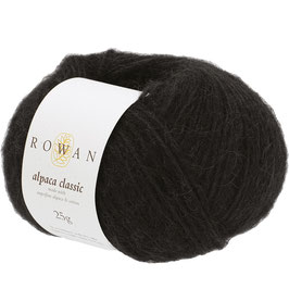 Rowan Alpaca Classic Farbe 103 Noir