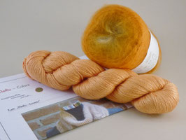 Materialpaket Tuch MeRo Lunata - Zitrusfrüchtchen