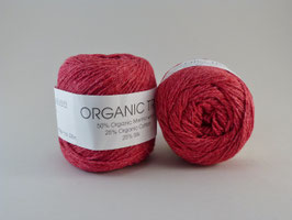 Hjertegarn Organic Trio Fb 5030 Kirschrot