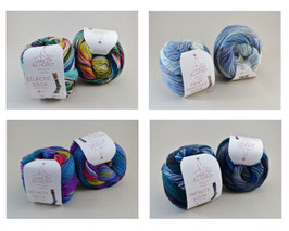 Laines du Nord Sockenwollpaket - 4x 100g "Gerne Blau"