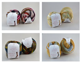 Laines du Nord Sockenwollpaket - 4x 100g "Dezente Töne"