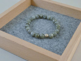 Armband - Achate in fröhlichem Grau No 2