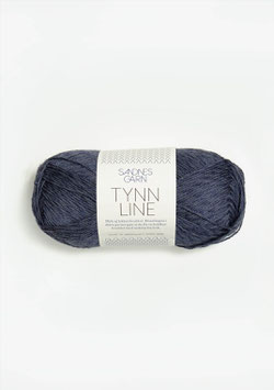 Sandnes Tynn Line Farbe 6061 Dunkles Graublau