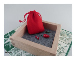 Maschenmarkierer 3er Set im Geschenksäckchen No 5