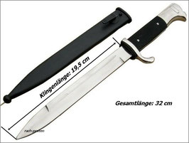 Editions Atlas Mil-Tec Deutsches WK2 Ausgehseitenbajonett K98 mit gebrauchter Scheide Messer Dolch ab 18 Jahren(10S17)