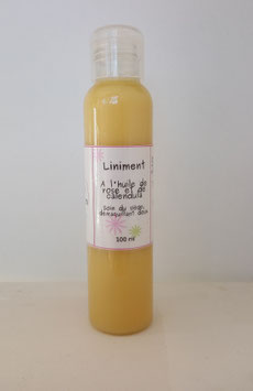 Liniment à l'huile de rose et calendula