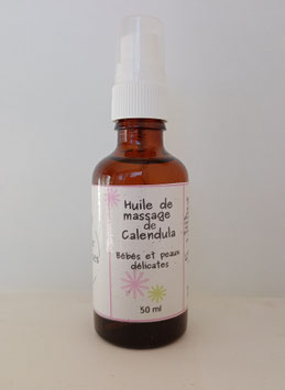 Huile de soin de Calendula officinalis "Bébé et peaux délicates"