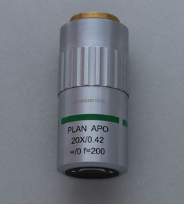 Mikroskopobjektiv HLB PLAN APO 20x / 0,42