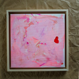 CHERRY ON TOP/2, ORIGINALKUNST, ACRYL AUF LEINWAND, 30x30