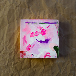 "WAS WIR WOLLEN 1", ORIGINAL, ACRYL AUF HOLZ, 10x10x3