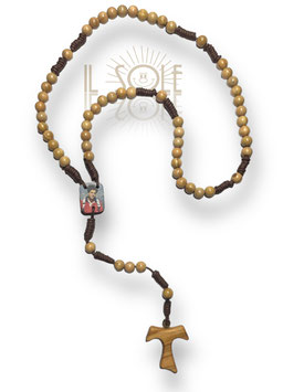 ROSARIO ACUTIS IN LEGNO D'ULIVO