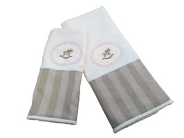 SET ASCIUGAMANI CAVALLINO / ROCKING HORSE TOWELS SET