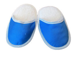 CIABATTE COTONE AZZURRO
