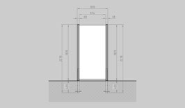 Glaszaun - Komplettset PB-G1