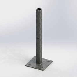 Konsole-A für Zaunpfosten 68 x 68 mm