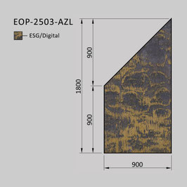 Zaunelement - Glas EOP-2503-AZL