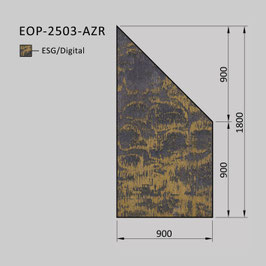 Zaunelement - Glas EOP-2503-AZR