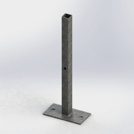 Konsole-B für Zaunpfosten 68 x 68 mm