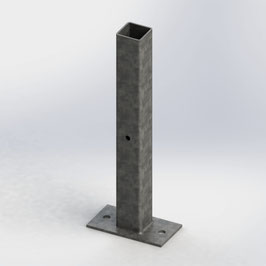 Konsole-B für Zaunpfosten 60 x 60 mm