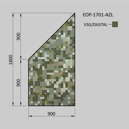Zaunelement - Glas EOP-1701-AZL (LINKS)