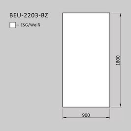 Zaunelement - Glas BEU-2203-BZ