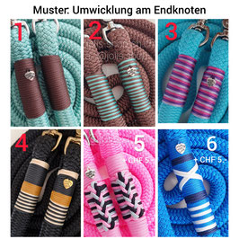 Muster für die Umwicklung am Endknoten