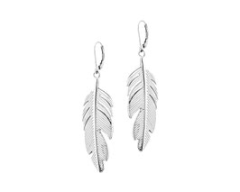 BOUCLES D'OREILLES PLUMES EL125-7894