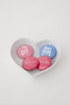 Button-Set My Girl/Love Him/I Love You