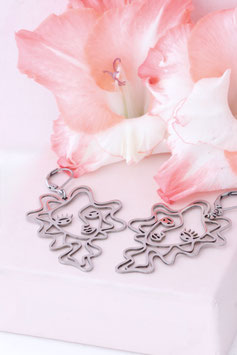 Mademoiselle Ohrringe gold/silber