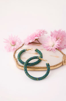 Mermaid Creolen gold maxi