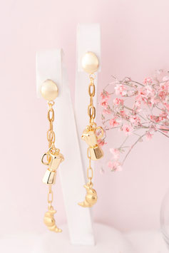 Kleines Frühstück Ohrringe gold