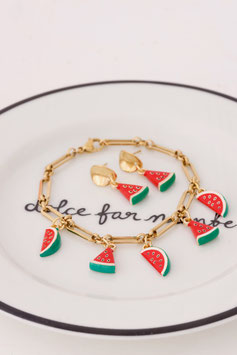 Watermelon Charm Armband