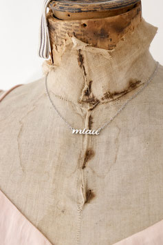 Miau Kettchen gold/silber