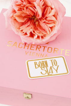 Born to slay Aufbügelpatch