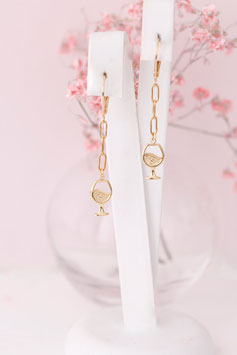 Santé Ohrringe gold/silber