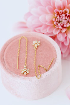 Snow Angel Threader Ohrringe