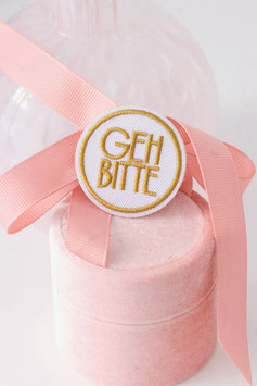 Geh Bitte Mini Aufbügelpatch