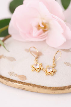 Snow Ohrringe gold/silber