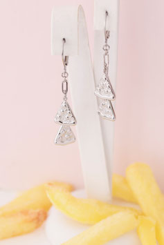 Pizza Pizza Ohrringe silber