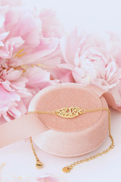 Wienerherz Armband gold/silber