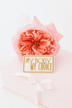 My Body My Choice Aufbügelpatch