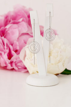 Marguerite Threader Ohrringe gold/silber