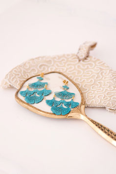 Gingko Chandelier Ohrringe