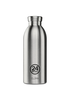 24 Bottle "Brushed Steel" 0.5L
